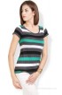 Max Striped Women's Round Neck T-Shirt Max Striped Women's Round Neck T-Shirt